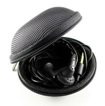 Hard universal music headphone box MP3 headphone storage box Portable earplug bag Pressure-resistant mini zipper bag