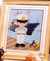 Precision printing DMC cross stitch monopoly DMC kit Magazine-little navy ZZH0500