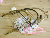Special ~ manual DIY lip gold material bag accessories 15CM silver color turquoise gun color handout gold