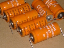 Jieyang International Fever Capacitor New Shaped Feet Siemens (EPCOS)680UF(Q)75V Axial Capacitor