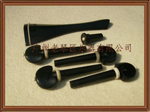 (Timothy) Violin Ebony Bones Beanstrings Shaft Strings Buttons Pull Wireboard Tailstock