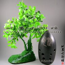 Yins Pottery Xun Professional musical instrument Xun ten-hole black pottery pen holder Fine performance Xun Yuexie