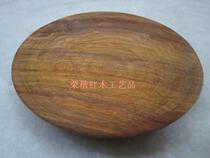 Vietnam Huanghua pear crafts wooden saucer original mahogany collection
