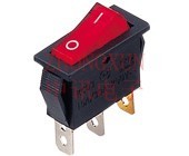 Zhongxun KCD3-102 N red light 3 feet with light boat switch 15A 250V CQC certification