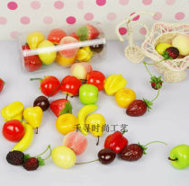 Simulation Trumpet Fruit Courtyard Home Residence Residence Decoration Cabinet Decorated Fruit Fake Fruit Style Complete