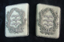 Original products Wind Fan DF Air Force armored Division Colonel metal wire embroidery collar gold Embroidery Collar Zhang