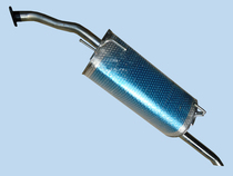 Xuan Yi Liwei middle section and rear section stainless steel silencer muffler exhaust pipe