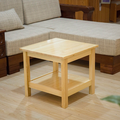 小茶几简约迷你家用现代小型木头桌子方形小户型客厅卧室方桌实木
