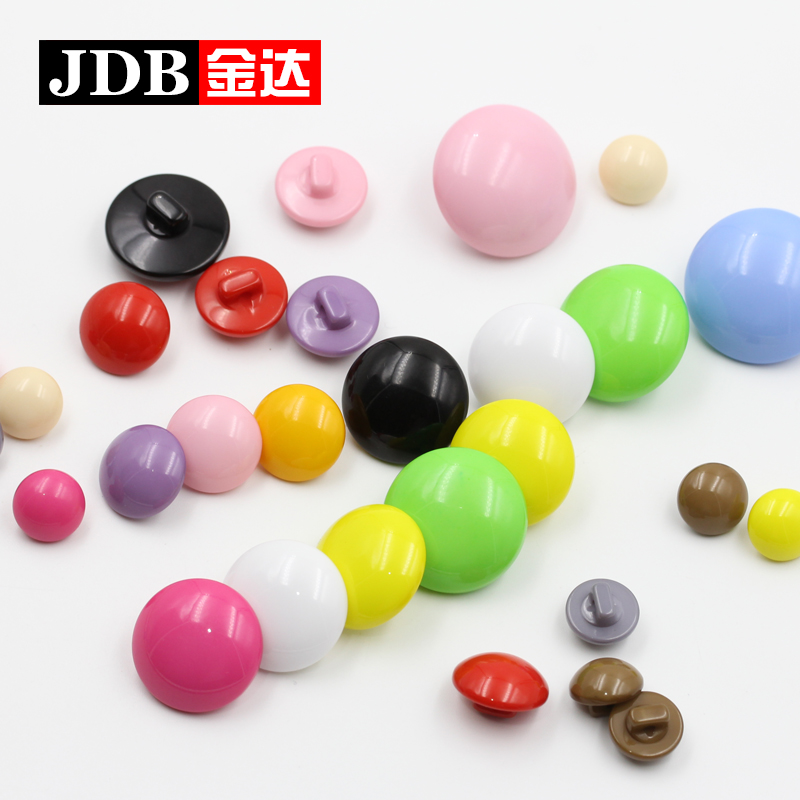 Ginda Colorful Mushroom Hemisphere button Candy Color color Stuffed Animals Toy Eye Button Children Toy Buttons