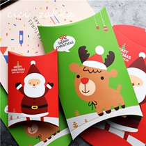 Christmas gift box new Santa elk pillow shape carton cute candy box Christmas gift box