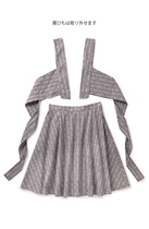 Japan ス キ ヤ su sukiyaki Alice Gakuen 2WAYe Strap Dress Half Body
