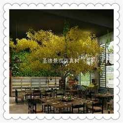 Simulated Ginkgo Tree, Artificial Large Tree, Floor-standing Ginkgo Tree, Professional Customization of Various Trees, Green Planting Trees