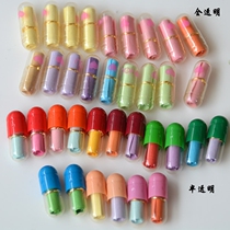 Wishing bottle cork glass bottle creative birthday gift retro mini letter paper transparent love pill capsule