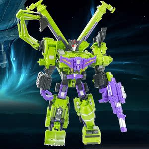 大力神百变工程师 超级变形汽车兵六合体组合