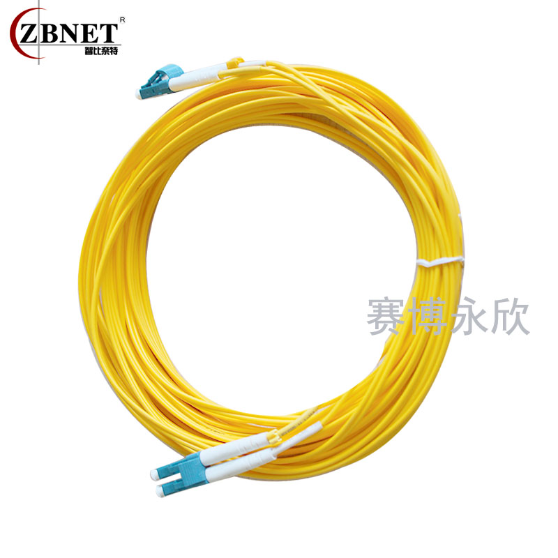 optical fiber line zb-1310-lc zbnet gigabit single mode fiber jumper lc-lc 10m