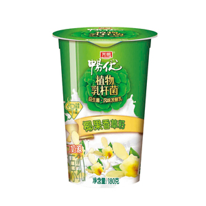 光明 畅优风味发酵乳 椰果香草籽味180g*12杯酸牛奶 酸奶 乳酸菌