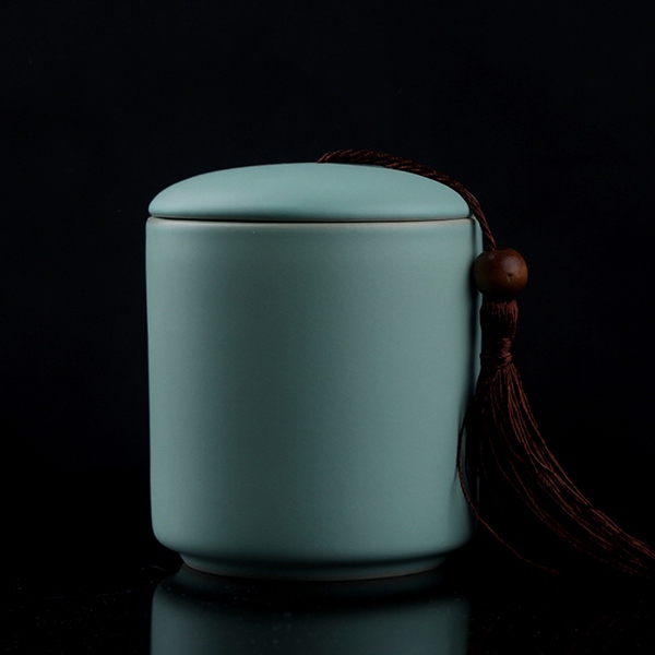 Your YaoGuan day cyan porcelain tea pot seal storage tank ceramic pot tea bottle ceramic POTS