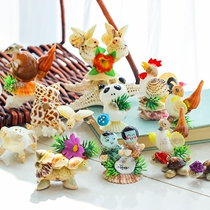 Natural shell crafts turtles birds pigs small animals ornaments stalls attractions night markets manufacturers supplies toys and gifts