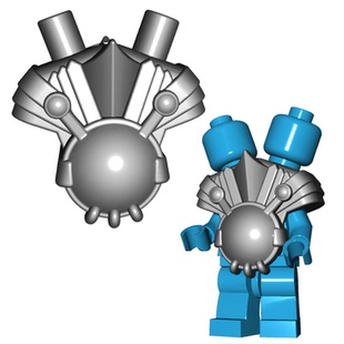 【特价】怪兽 brickwarriors 怪兽胸甲(可插双头) 兼