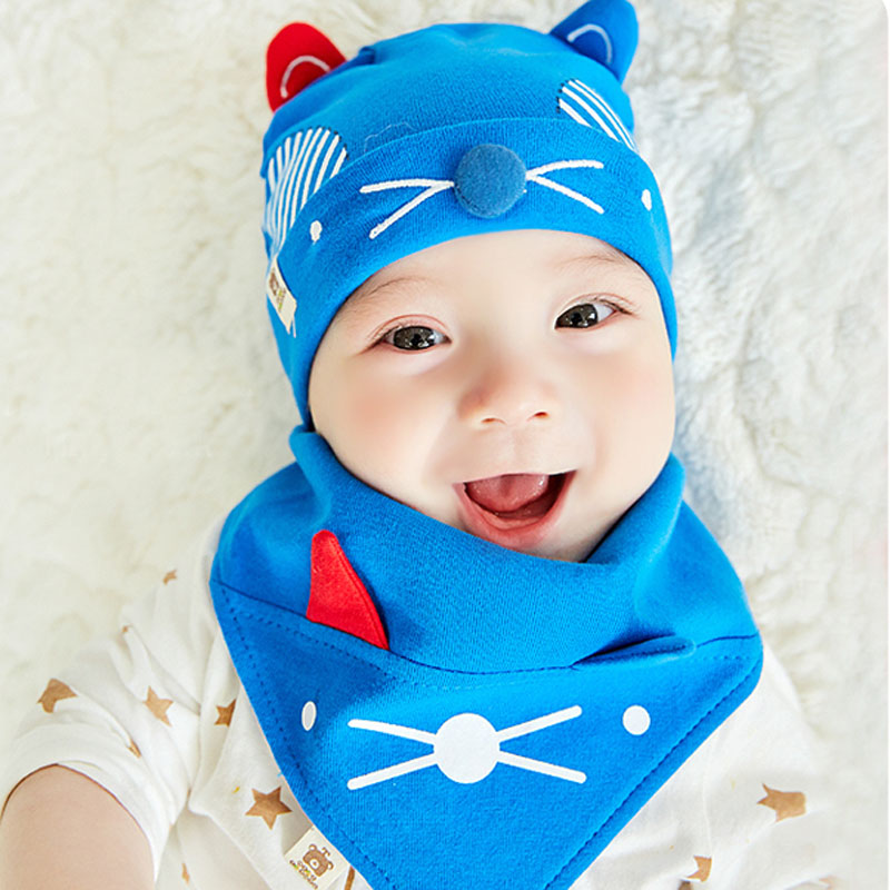 婴儿帽子0-3-6个月春季宝宝套头帽秋纯棉男女童睡觉帽新生儿胎帽产品展示图4