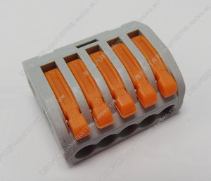 5位快速接线端子排 万能建筑布线连接器 电工