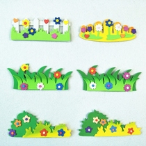 Kindergarten decoration classroom environment layout wall stickers combination childrens room decoration material foam railing decorations