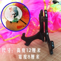 Xizi fan art mens and womens fan rack gift fan support Bamboo Palace fan base folding fan frame round fan base