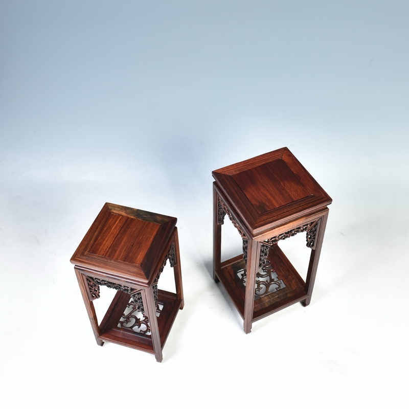 Pianology picking mahogany base square flower flower miniascape of several base frame home furnishing articles of handicraft