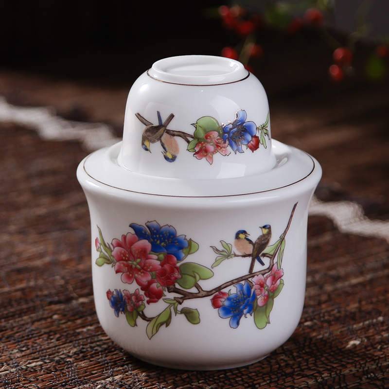 Warm liquor wine jingdezhen ceramic two temperature wine pot hot hip home wine glass wine yellow rice wine