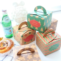 catshow kraft paper portable candy box Ping An fruit dessert pastry packing box Christmas Eve apple box