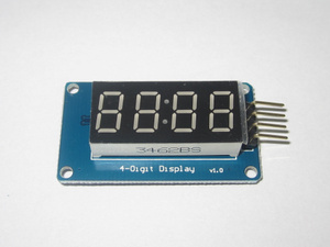 4位数码管显示模块 Arduino LED亮度可调 带时