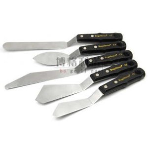 BG 特大号黑柄油画颜料绘画刮刀 调色刀颜料铲