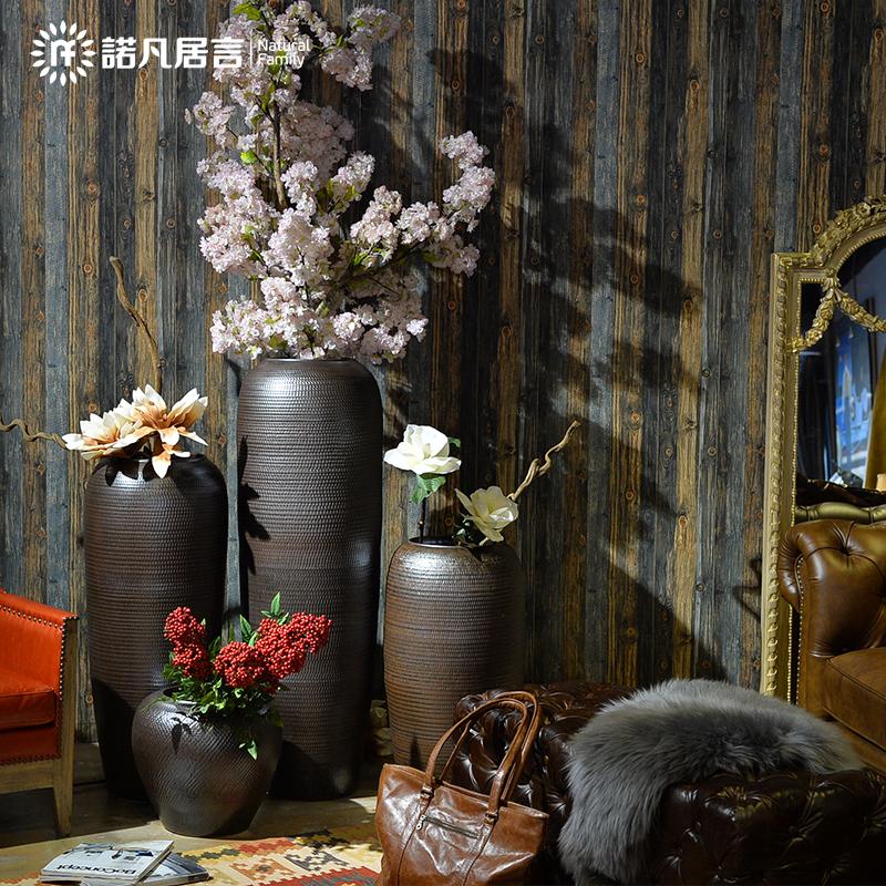 Jingdezhen ceramic hotel villa covers large vases, the sitting room porch flower flower decoration flower arranging furnishing articles