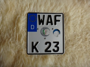 车牌酷 德国摩托车车牌 欧洲牌照 Germany 欧盟