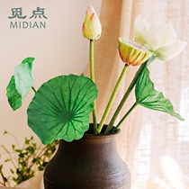 Find a spot emulation lotus lotus lotus lotus shower head lotus home living-room tea house hotel decorated with green planting flowers Chinese