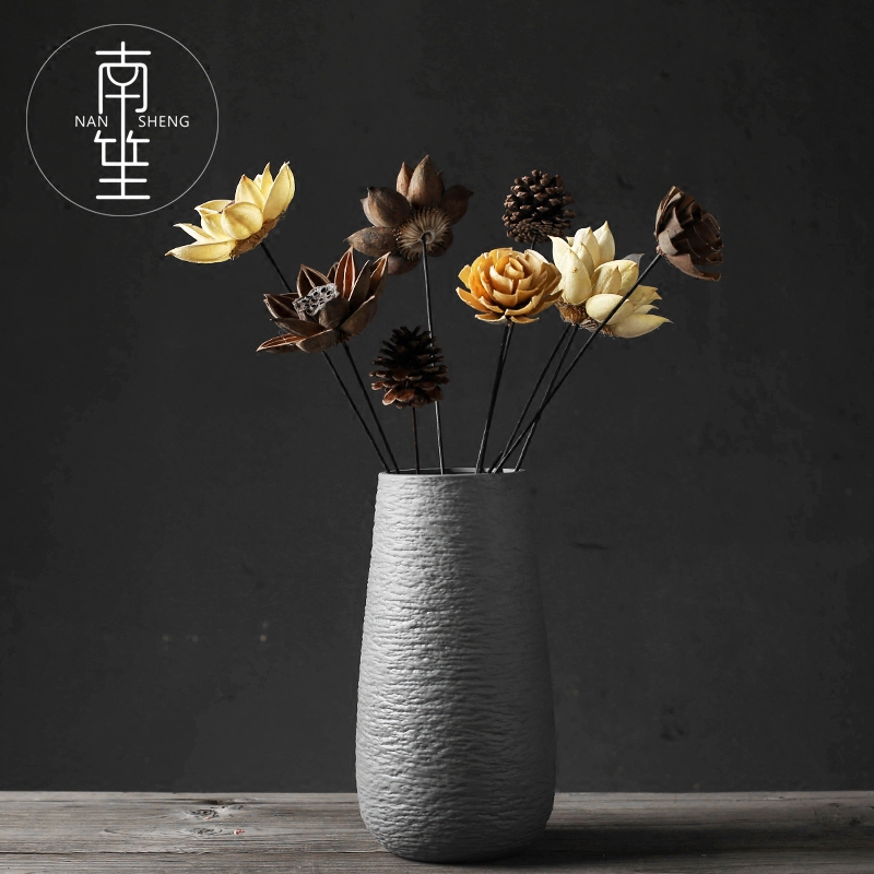 Nan sheng dried flower simulation flowers, household act the role ofing is tasted ceramic vases, flower arranging false mesa place sitting room adornment originality