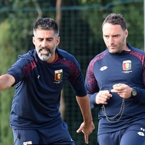 lotto sport Letu Genoa coaching staff tight-fitting stretch warm-up Jersey mens sweater