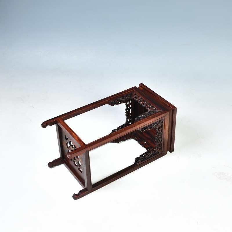 Pianology picking mahogany base square flower flower miniascape of several base frame home furnishing articles of handicraft