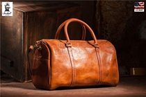 Sandast China General Generation US horween Cowhide Boston Travel Bag-Boston Weekend