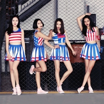 New Bar nightclub ds performance jazz Korean dance Girls performance clothes basketball baby sexy cheerleading costume