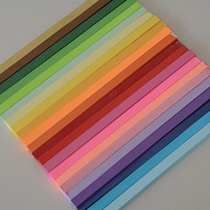 Lucky Star origami Tanabata birthday gift glass bottle cork candy color stacked star paper solid color origami material