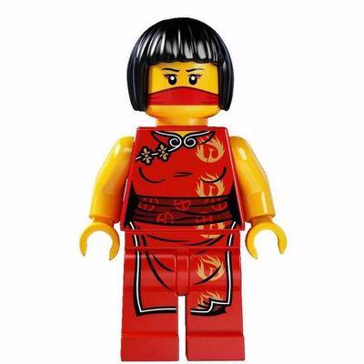 乐高lego 2172 幻影忍者 初代 人仔njo012 妮雅 旗袍版 双面表情