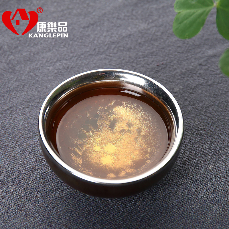 Recreational products built light red glaze whitebait ceramic sample tea cup silver cup kungfu up 7 see colour master cup silver cup