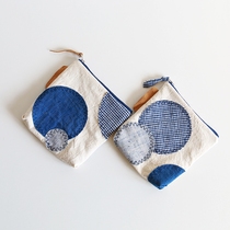 asmountain hand grab bag woman zipped small bag makeup bag splicing small fresh small square bag round point minimalist quality