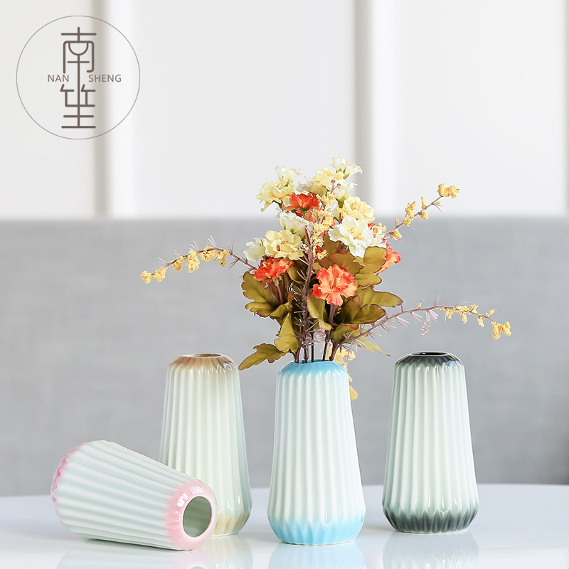 Household act the role ofing is tasted ceramic vase simulation flower, dried flower flower place adornment living room TV cabinet mesa flower arrangement