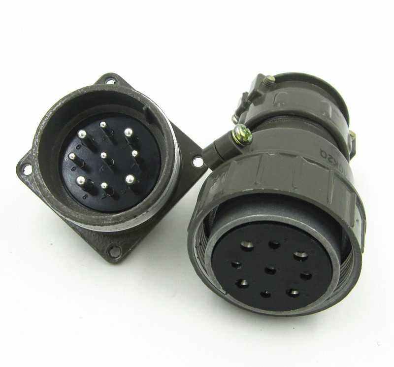 haogncn 圆形连接器 p40 9芯 航空插头插座 p40k2q