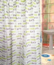 Premium Outer single tail stock Baths bouquet Waterproof Cloth Bath Curtain 180 * 180cm 180 * more than 200 Color selection with ring