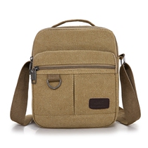 Mens bag Canvas bag shoulder bag Mens messenger bag Mens canvas bag portable backpack Casual business cloth bag Korean version