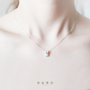 《弥音原作》S925纯银锁骨链