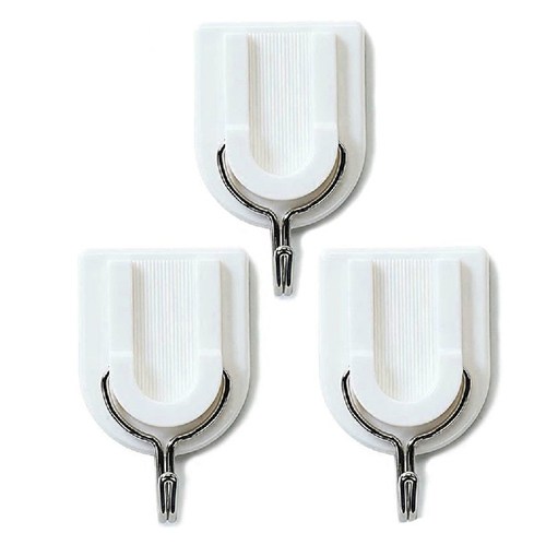 彩色 白色超强力塑料挂钩 粘钩 门后无痕挂钩 承重1.